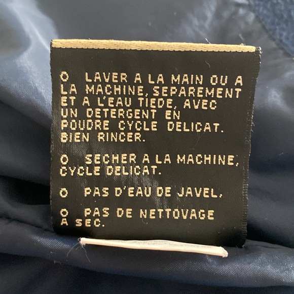 Eddie Bauer EBTEK Gore-Tex Jacket Men`s XL Coat Rain Parka Navy Blue - Picture 12 of 12